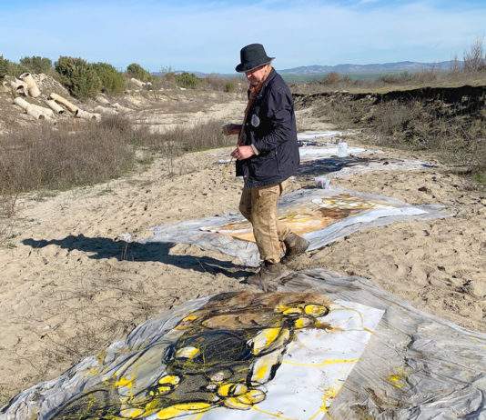 Artist duo creates field of exploration along Salinas River