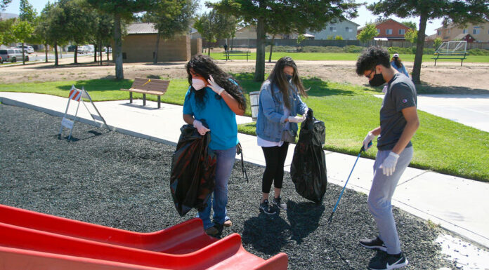 Soledad and Salinas youth clean up city parks as part of Safe Teens Empowerment Project