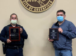 Greenfield city staff earn top honors from police department