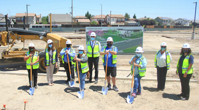 District breaks ground on Greenfield High Schoolās new parking lot project