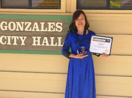 Gonzales resident awarded for lifetime of community service