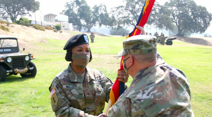 U.S. Army Reserve’s 91st Training Division welcomes first woman, African-American commander at Fort Hunter Liggett