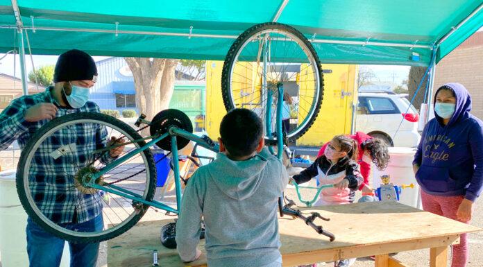 South Monterey County youth learn about bike repairing in Greenfield