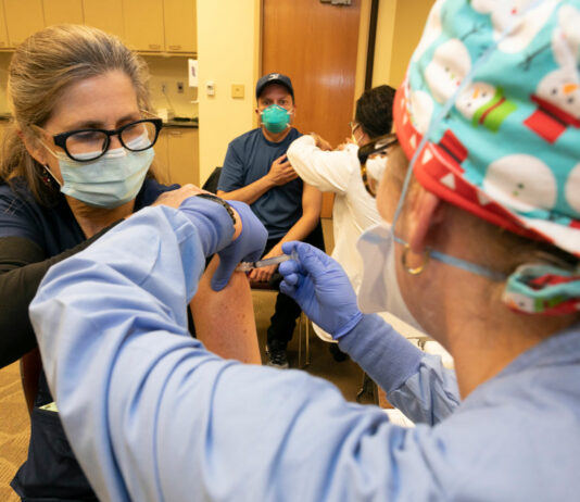 Salinas Valley doctors, nurses get first round of Covid-19 vaccines