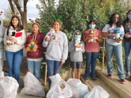King City Blue Ribbon 4-H members decorate stuffed animals for Greenfield seniors