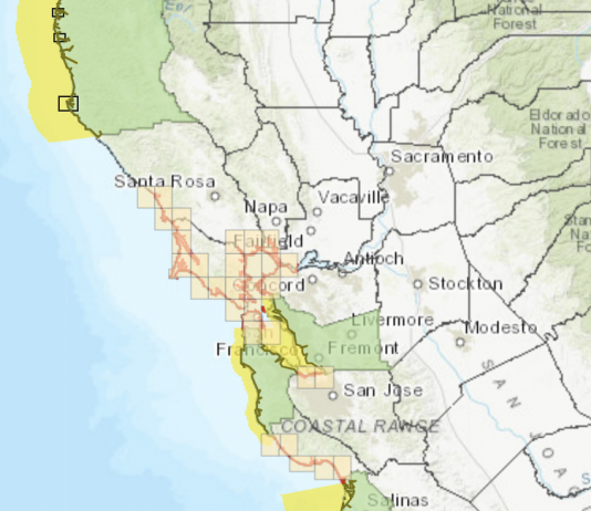 State adds tsunami hazard maps for Alameda, Monterey and San Mateo counties