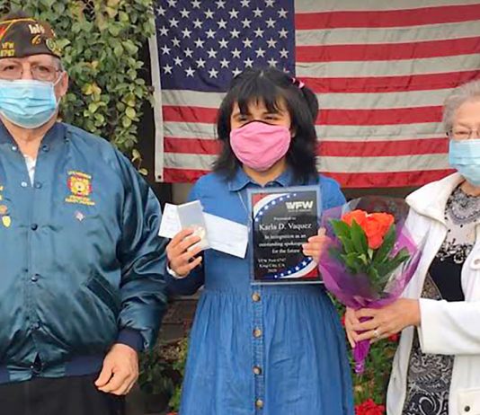 Soledad student wins local Voice of Democracy contest ā again