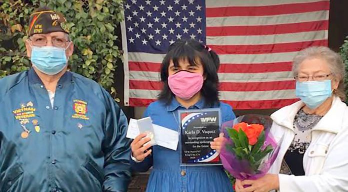 Soledad student wins local Voice of Democracy contest ā again