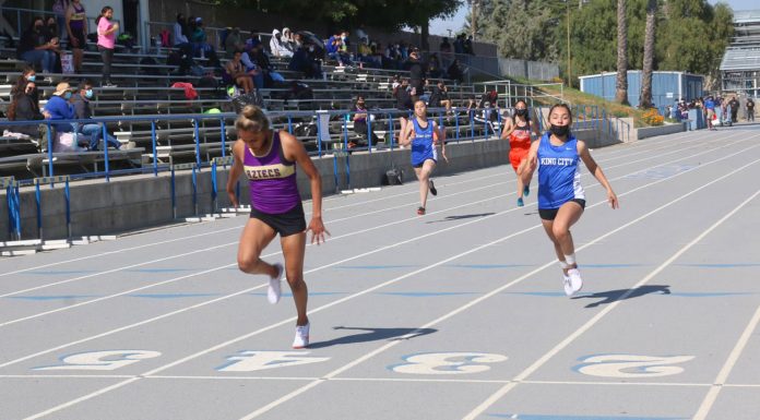 Salinas Valley track teams compete in first tri-meet of shortened season
