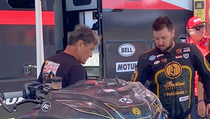 Gonzales native races at Laguna Seca