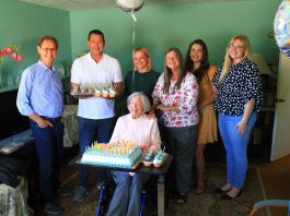 Greenfield woman celebrates 100th birthday