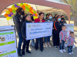 Senator presents $5M check for Gonzales teen center