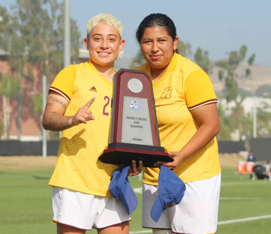 Hartnell womenās soccer team honored after winning first state title