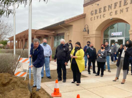 Greenfield celebrates 75 years with burying of time capsule