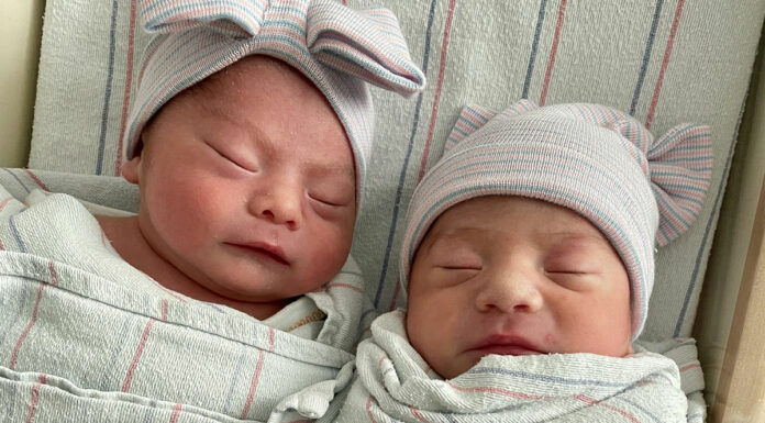 Greenfield twins born minutes apart in different years