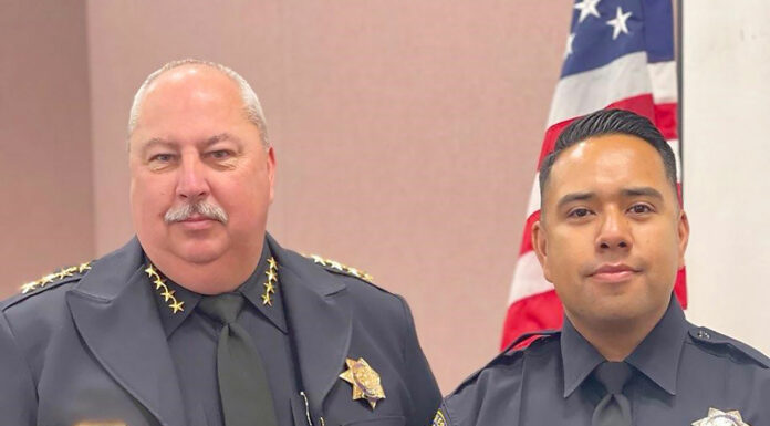 Gonzales swears in new police officer