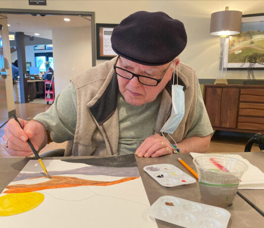 Madonna Gardens hosts fundraiser featuring senior residentsā artwork