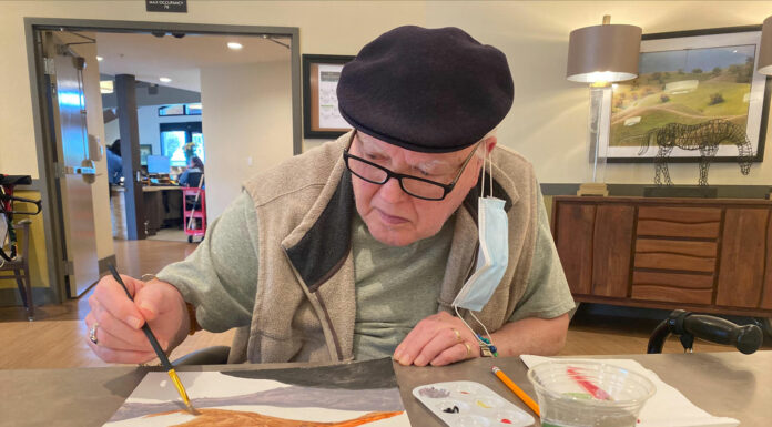 Madonna Gardens hosts fundraiser featuring senior residentsā artwork