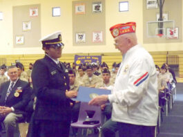 Soledad High naval cadet receives TREA award