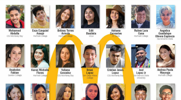 Local McDonaldās owner grants scholarships to 21 students throughout Salinas Valley
