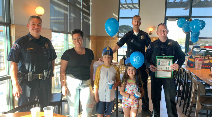 Greenfield cops host coffee gathering