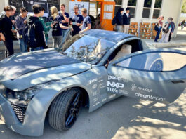 Solar-powered car visits Gonzales High School