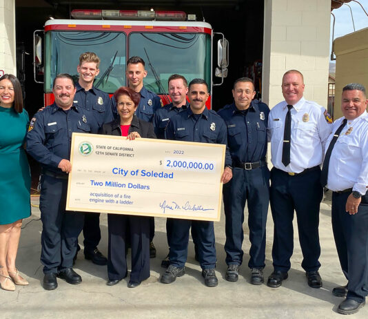 Soledad receives $2M for new fire truck