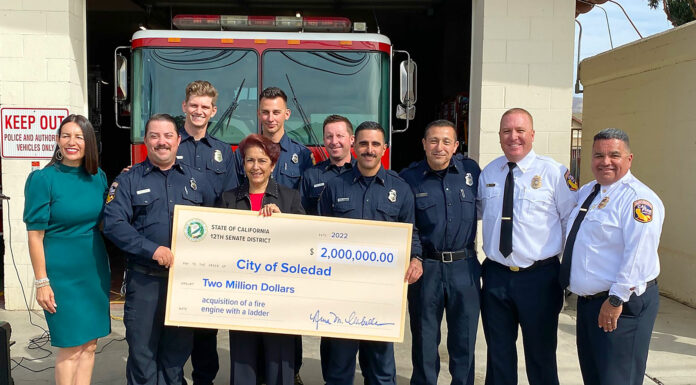 Soledad receives $2M for new fire truck