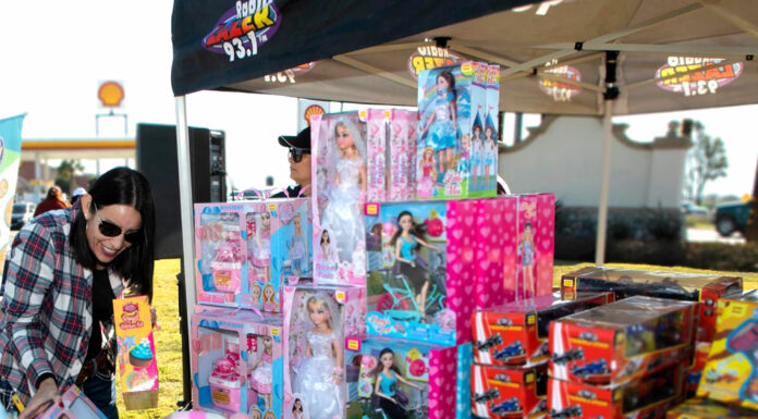 Hundreds of children receive toys at Soledad distribution
