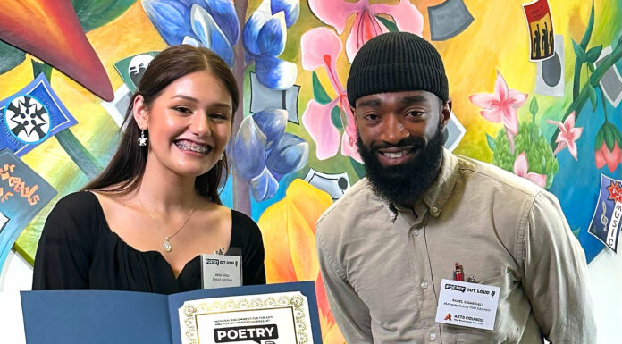 Gonzales student ties for 2nd in high school poetry contest