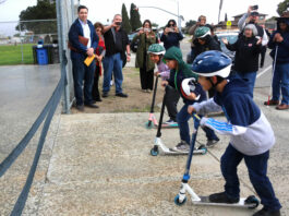 Newly revamped Gonzales Skate Park opens
