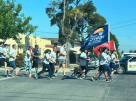 Salinas Valley officers help escort Flame of Hope