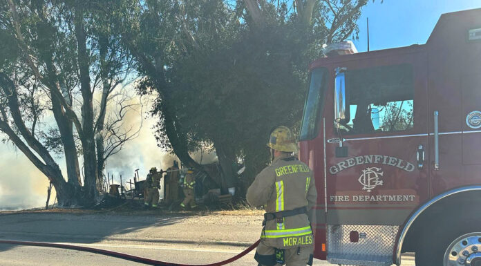 Homeless encampment catches fire in Greenfield