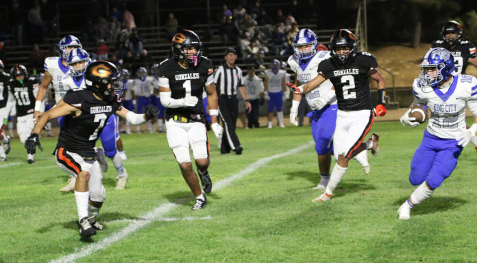 Football | Gonzales falls to King City in Little Big Game