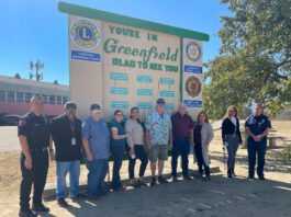 Greenfield Rotary Club restores Maggini Park sign