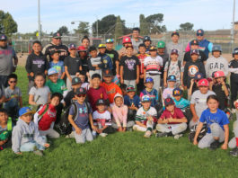 Youth baseball players attend camp in Gonzales