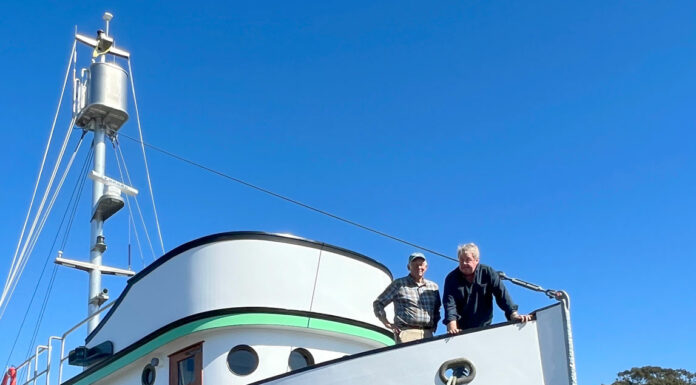Western Flyer returns home to Monterey Bay