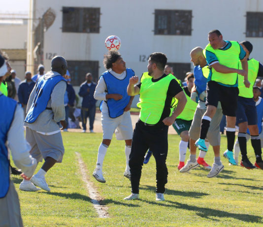 CTF Soledad hosts soccer game for staff and inmates CTF Soledad soccer