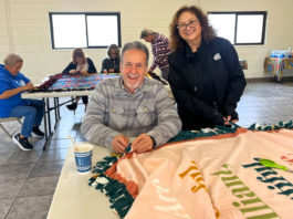 Gonzales senior group creates blankets for community members in need Adventure Seeking Seniors blankets