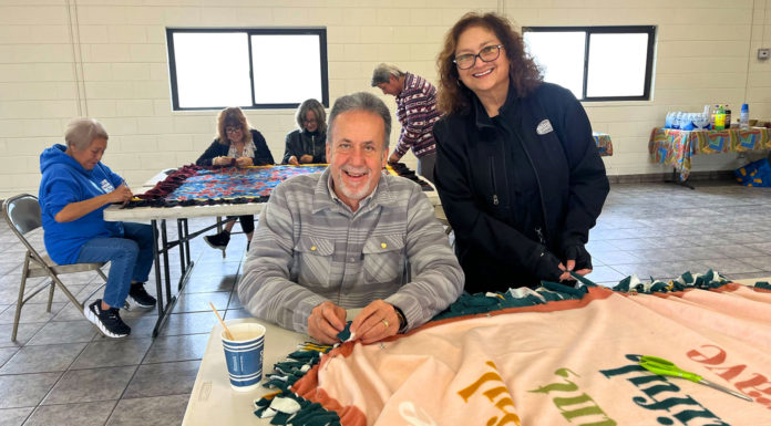 Gonzales senior group creates blankets for community members in need Adventure Seeking Seniors blankets
