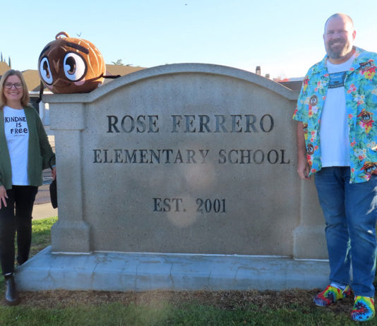 Soledad students help Tripp the Tumbleweed navigate Pinnacles National Park in new book Christy and Ed Bray with Tripp the Tumbleweed in Soledad