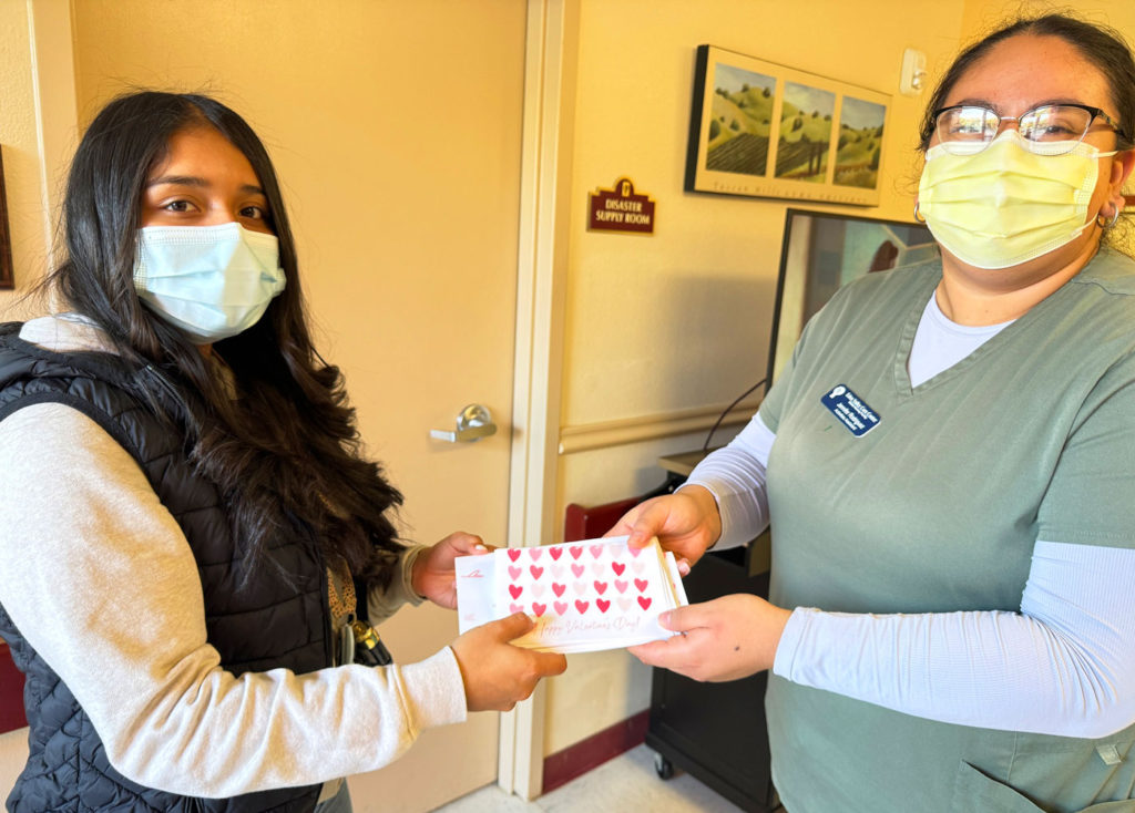 Image for display with article titled Soledad seniors receive heartwarming Valentine’s Day cards from students