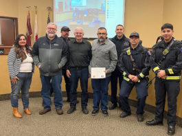 Utility gas tech honored for handling of carbon monoxide situation in Greenfield Greenfield utility gas technician