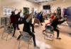 Gonzales residents take part in Chair Yoga Gonzales chair yoga