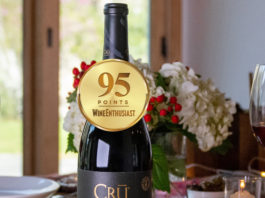 CRU Winery announces 95-point score from Wine Enthusiast Magazine CRU Winery