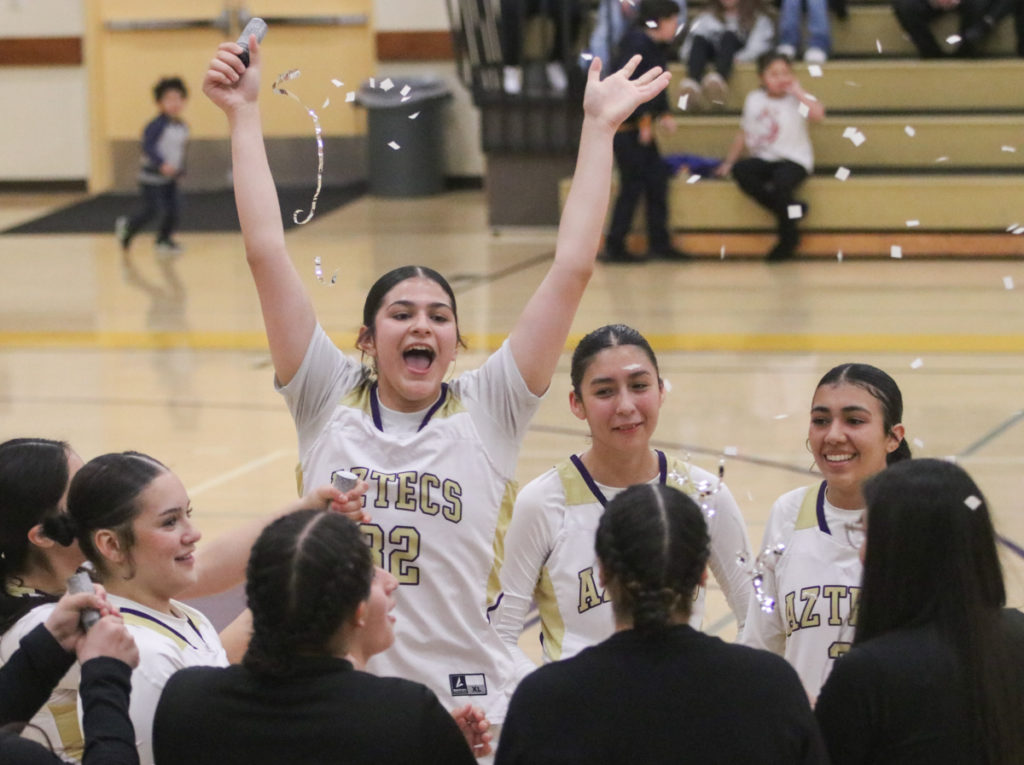 Image for display with article titled Girls’ Basketball | Soledad Aztecs capture PCAL Mission Division crown