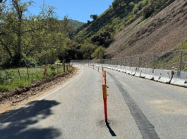 Arroyo Seco Road reopens following slide safeguard work Arroyo Seco Road
