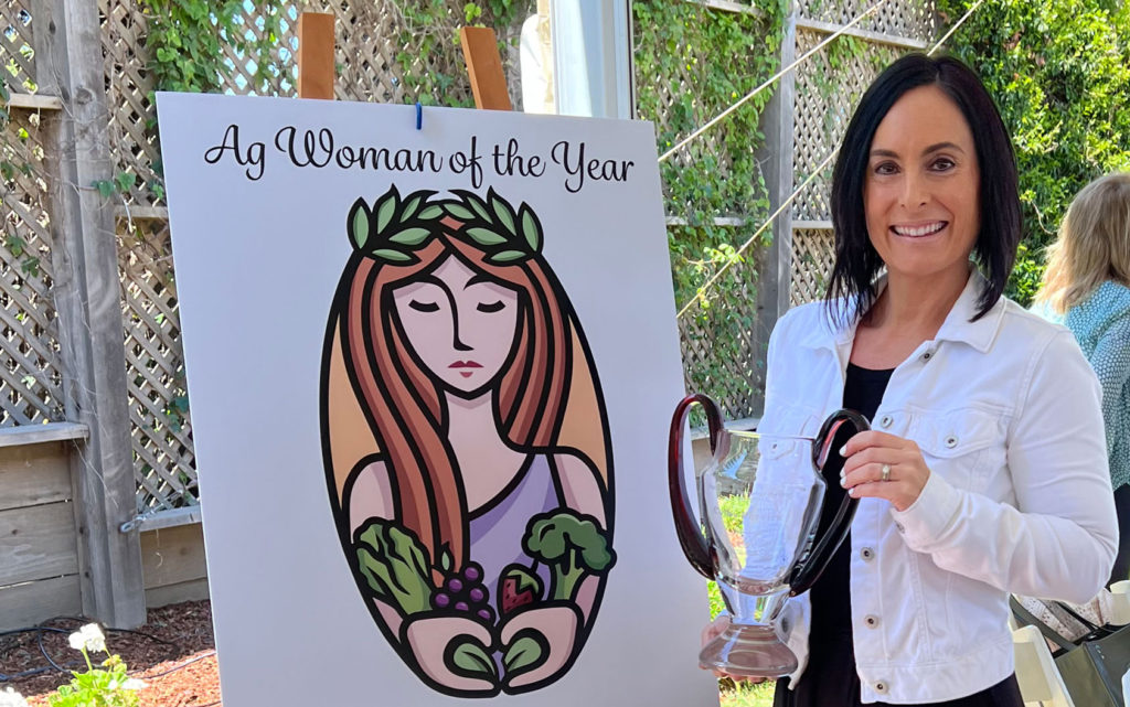Image for display with article titled Braga Fresh’s Pereira Selected as Ag Woman of the Year