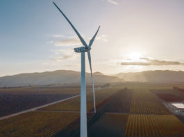 Scheid Family Wines enters 7th year of 100% wind-powered wines Scheid wind turbine