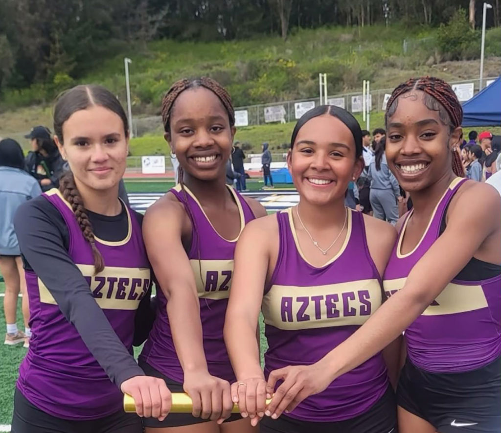 Image for display with article titled Track and Field | Soledad Girls’ Relay Team Sets Record